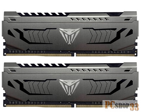 Оперативная память DDR 4 DIMM 8Gb PC25600, 3200Mhz, PATRIOT Viper Steel (PVS48G320C6K) (retail)