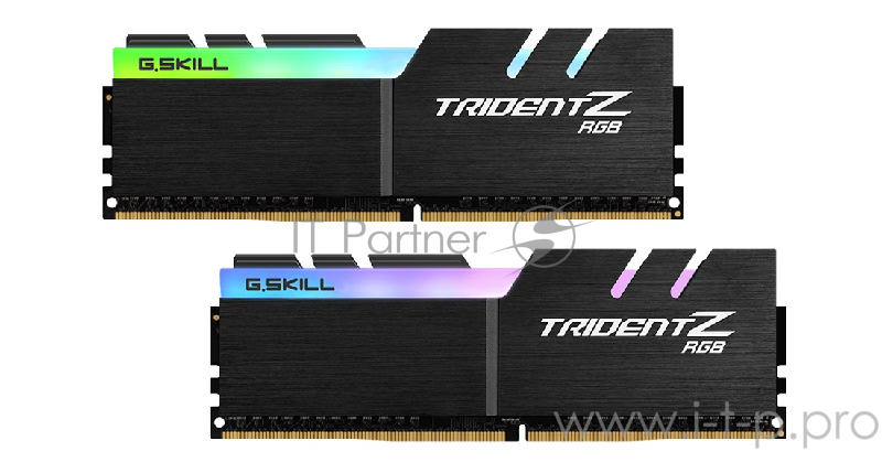 Модуль памяти G.SKILL TRIDENT Z RGB DIMM DDR4 16GB (2x8GB kit) 4000MHz CL18 1.35V / F4-4000C18D-16GTZRB
