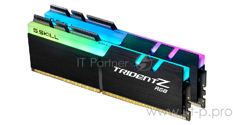 Модуль памяти G.SKILL TRIDENT Z RGB DIMM DDR4 16GB (2x8GB kit) 4000MHz CL18 1.35V / F4-4000C18D-16GTZRB