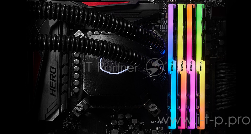 Модуль памяти G.SKILL TRIDENT Z RGB DIMM DDR4 64GB (4x16GB kit) 3600MHz CL16 1.35V / F4-3600C16Q-64GTZRC