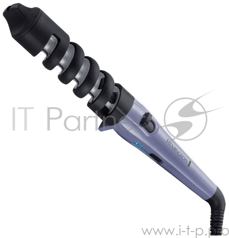 Щипцы Remington CI63E1, плойка, нагрев до 200 ºС, керамика, 3 режима нагрева, щипцы для завивки и спиральной укладки (19мм, 31мм), вращение шнура, сир