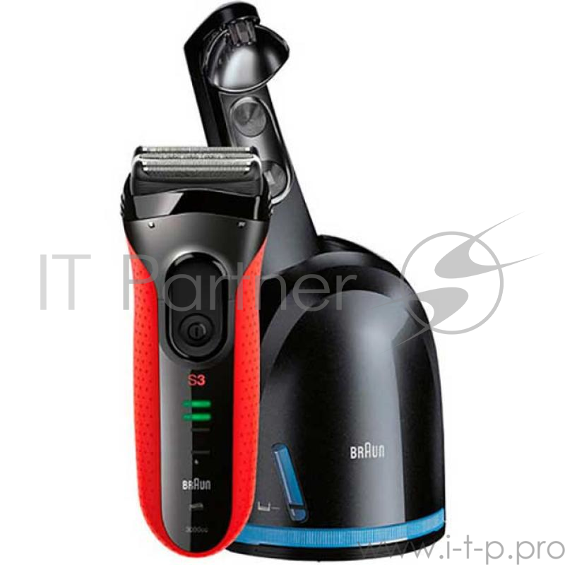 Бритва Braun 3050cc Series 3 red/black