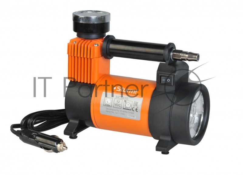 MC8835L Компрессор автомобильный STURM, 35л/мин, 10бар, шт