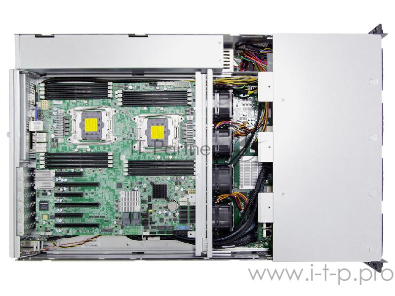 Серверная платформа HA401-LB, 4U, 24xSATA/SAS HS 3,5/2,5 universal bay, 2 x canister (AIC Libra ( 2xs2011-R3, 16xDDR4 DIMM, 2x10GbE+2x1GbE, LSI 3008 SAS IOC (RAID 0/1/1E/10), dedicated BMC port, ASP2400, 4* 9mm 2.5 internal bay, 12G expander board wi