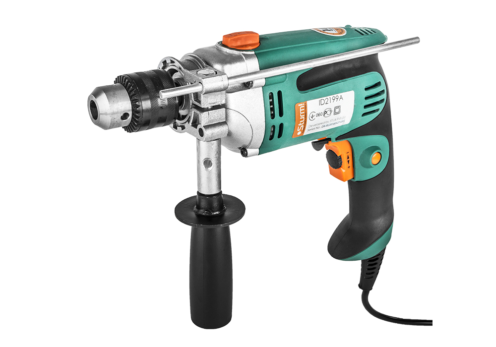 Дрель ударная STURM ID2199A 980Вт 0-2800об/мин 0-42000уд/мин МЕТАЛ КОРП РЕДУКТ