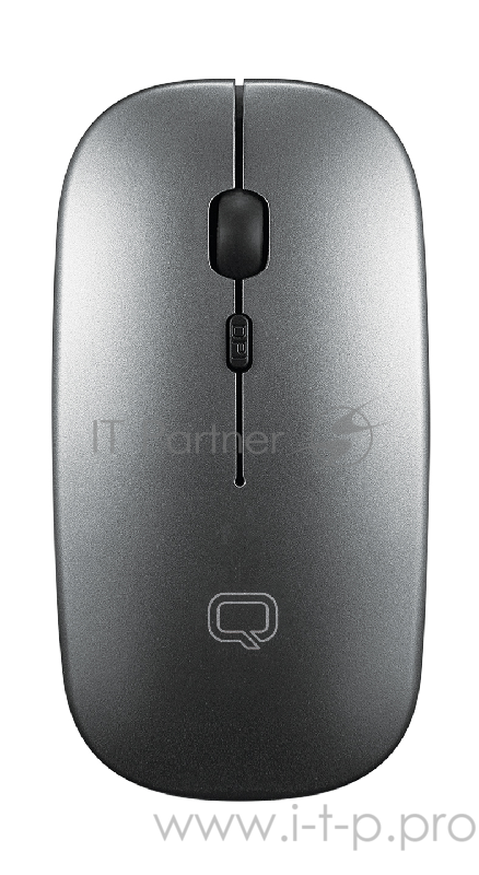 Офисный набор клавиатура + мышь Qumo Paragon Silver + White K15/M21, беспроводной 2.4G, клавиатура + мышь, 400 mA