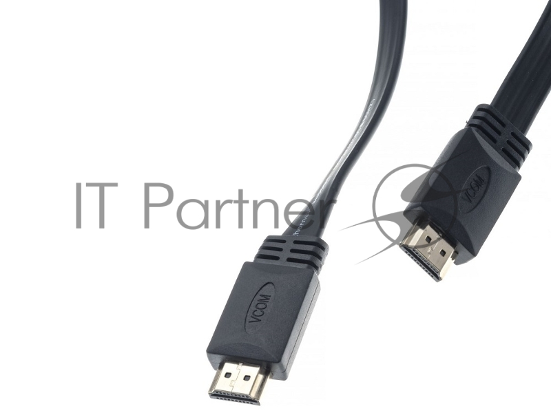 Кабель HDMI 19M/M, плоский,ver. 2.0, 4K@60 Hz 1.8m VCOM <CG522F-1.8M>