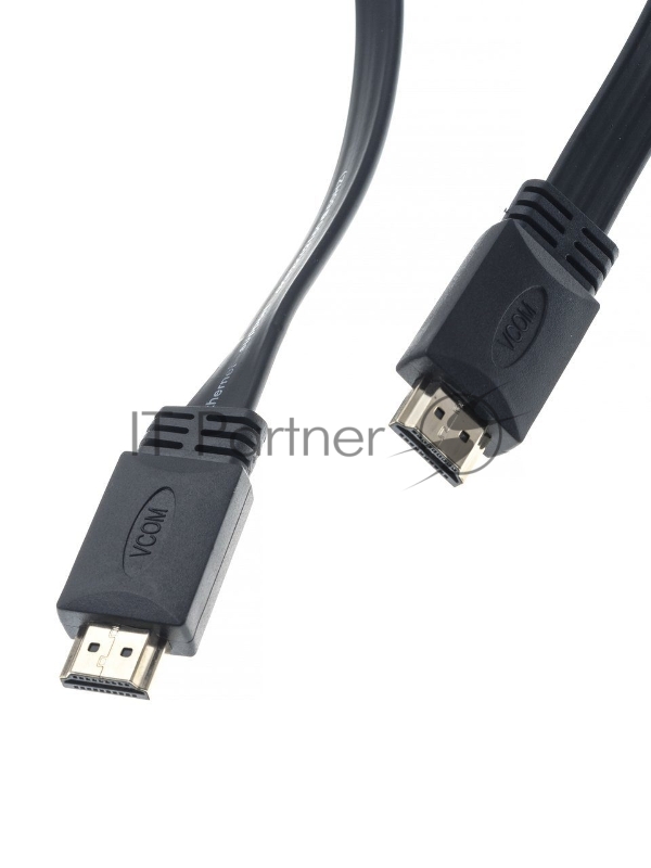 Кабель HDMI 19M/M, плоский,ver. 2.0, 4K@60 Hz 1.8m VCOM <CG522F-1.8M>