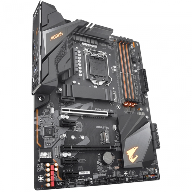 Материнская плата Z390 AORUS ELITE (Star Wars Edition), Socket 1151, Intel®Z390, 4xDDR4-2666, HDMI, 2xPCI-Ex16, 4xPCI-Ex1, 6xSATA3(RAID 0/1/5/10), 2xM.2, 8Ch Audio, 1xGLan, (4+4)xUSB2.0, (6+2)xUSB3.1, (0+1)xUSB3.1 Type-C™, ATX, RTL, {8}