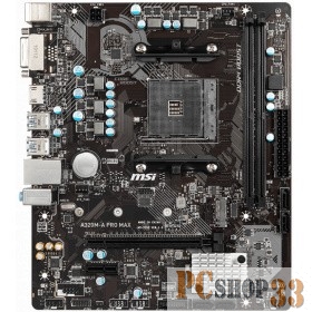 Материнская плата AMD A320 SAM4 MATX A320M-A PRO MAX MSI