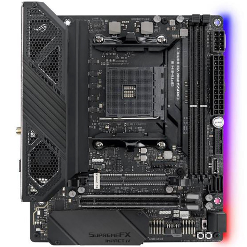 Материнская плата ROG CROSSHAIR VIII IMPACT /ROG,AM4,X570,USB3.2,M.2,MB