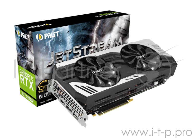 Видеокарта Palit PALIT RTX2070SUPER JETSTREAM LE 8G GDDR6 256bit 3-DP HDMI NE6207S019P2-1040J