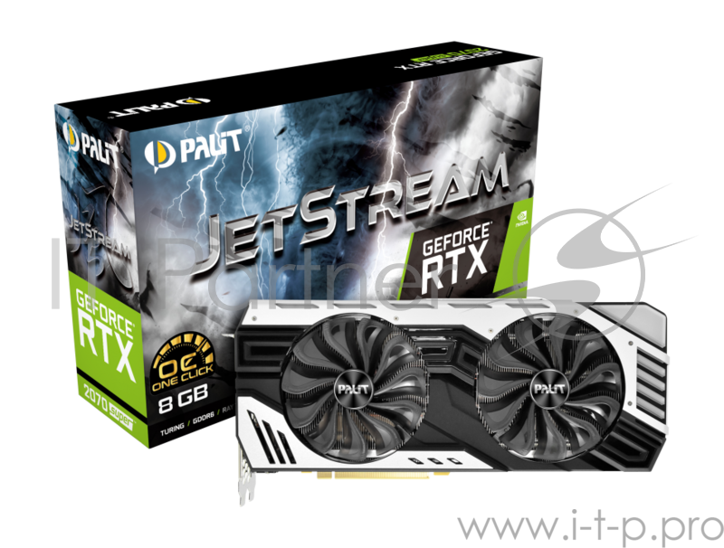 Видеокарта Palit PALIT RTX2070SUPER JETSTREAM LE 8G GDDR6 256bit 3-DP HDMI NE6207S019P2-1040J