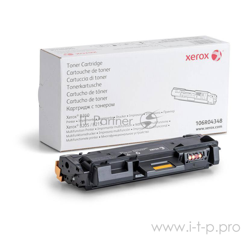Картридж лазерный Xerox 106R04348 черный (3000стр.) для Xerox B205/210/215