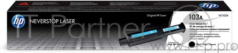Тонер Картридж HP 103 W1103A черный (2500стр.) для HP Neverstop Laser