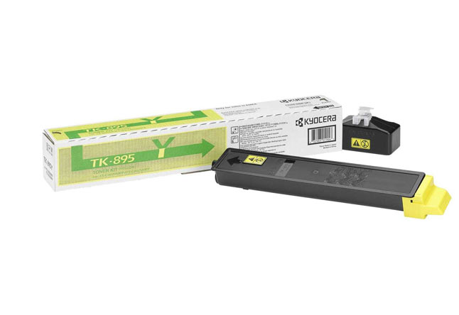 Тонер Картридж Kyocera 1T02K0ANL0 TK-895Y желтый для Kyocera FS-C8020/C8025 (6000стр.)