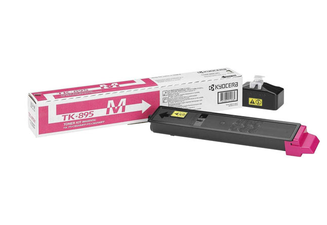 Тонер Картридж Kyocera 1T02K0BNL0 TK-895M пурпурный для Kyocera FS-C8020/C8025 (6000стр.)