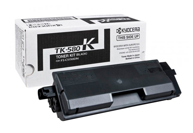 Тонер Картридж Kyocera 1T02KT0NL0 TK-580K черный для Kyocera FS-C5150DN (3500стр.)