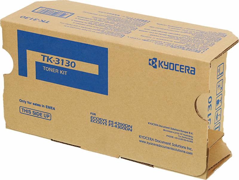 Тонер Картридж Kyocera 1T02LV0NL0 TK-3130 черный для Kyocera FS-4200DN/FS-4300DN (25000стр.)