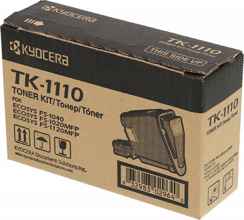 Тонер Картридж Kyocera TK-1110 черный для Kyocera FS-1040/1020/1120 (2500стр.)