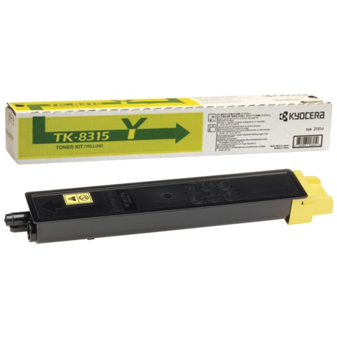 Тонер Картридж Kyocera TK-8315Y желтый для Kyocera TASKalfa 2550ci (6000стр.)