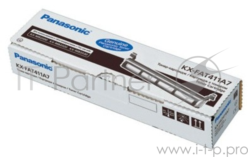 Тонер-картридж Panasonic KX-FAT411A/E(7) { MB2000/2010/2020/2025/2030, (2000стр.)}