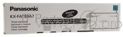 Тонер Картридж Panasonic KX-FAT88A черный для Panasonic KX-FL403RU (2000стр.)