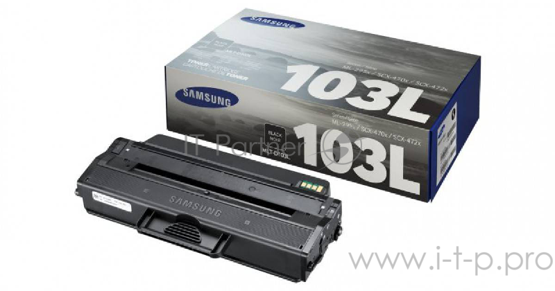 Тонер Картридж Samsung MLT-D103L черный для Samsung ML-2950ND/2955ND/2955DW (2500стр.)