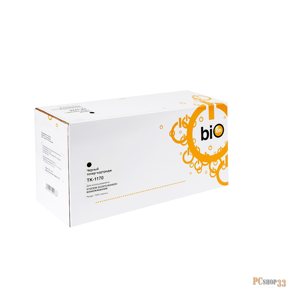 Расходные материалы Bion TK-1170 Картридж для Kyocera-Mita M2040/2540/2640 7200 страниц с чипом