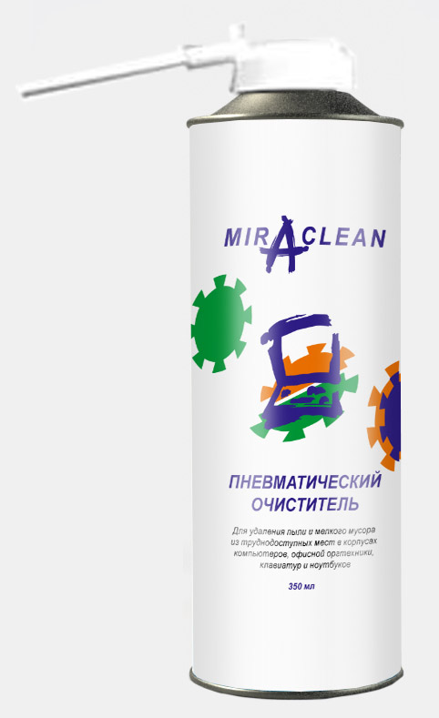 Пневматический очиститель Miraclean, 350 мл. 350мл