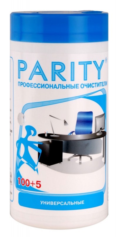 Салфетки Parity (24060), Влажные салфетки универсальные (105 шт.), туба