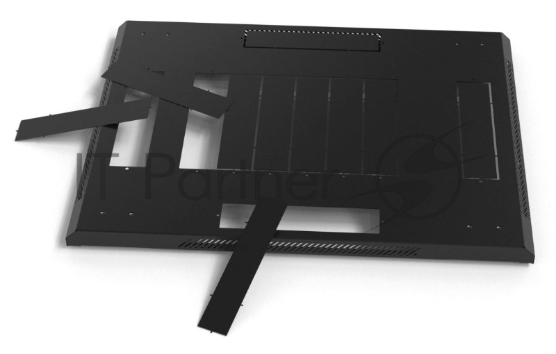 Hyperline TTB-3268-AS-RAL9004 Шкаф напольный 19-дюймовый, 32U, 1610x 600х 800 мм (ВхШхГ), передняя с