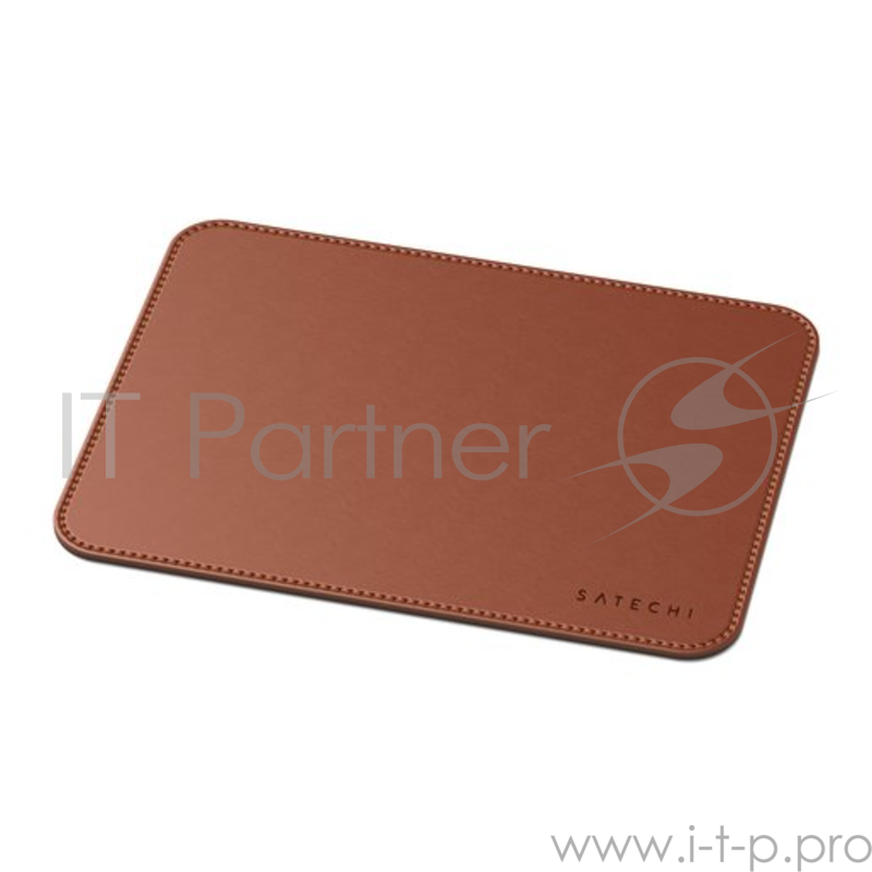 Коврик Satechi Eco Leather Mouse Pad для компьютерной мыши. Материал эко-кожа (искусственная кожа. Размер 25 x 19 см. Цвет коричневый.