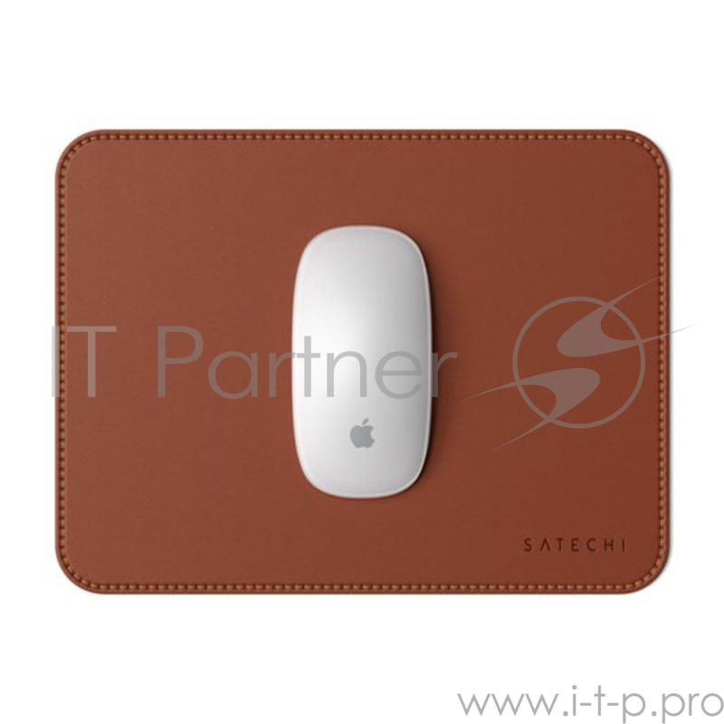 Коврик Satechi Eco Leather Mouse Pad для компьютерной мыши. Материал эко-кожа (искусственная кожа. Размер 25 x 19 см. Цвет коричневый.