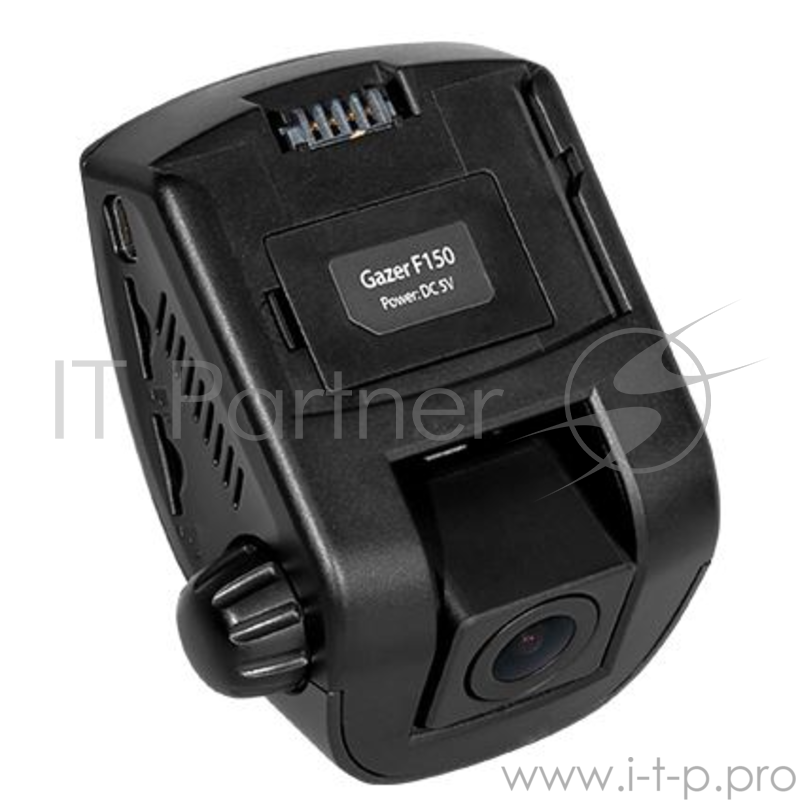 Автомобильный Видеорегистратор GAZER F150 +SD 16Gb. 2.0/ 160°/ Full HD 2304x1296/G-sensor/microSD до 64Gb