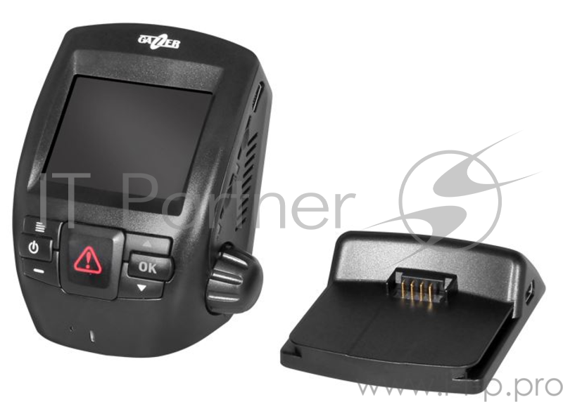 Автомобильный Видеорегистратор GAZER F150 +SD 16Gb. 2.0/ 160°/ Full HD 2304x1296/G-sensor/microSD до 64Gb