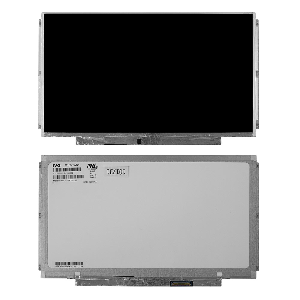 Матрица для ноутбука 13.3" 1366x768 WXGA, 40 pin Slim. Глянцевая. M133NWN1 R0. R1