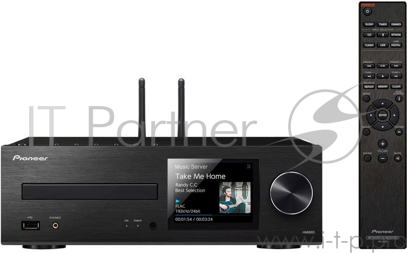 Микросистема Pioneer XC-HM86D-B черный/CD/CDRW/FM/USB/BT