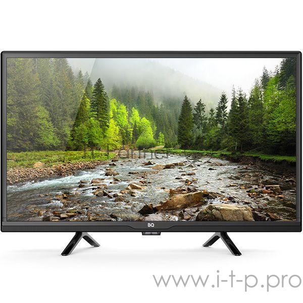 BQ 24S01B Black {23,6, 59,94 см, 1366х768, 170 cd/m2, 3000:1, DVB-C/T/T2/S2, 2 HDMI, 2 USB, звук 2x2 Вт, Smart TV}