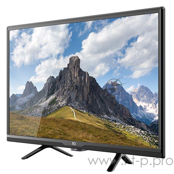 BQ 24S01B Black {23,6, 59,94 см, 1366х768, 170 cd/m2, 3000:1, DVB-C/T/T2/S2, 2 HDMI, 2 USB, звук 2x2 Вт, Smart TV}