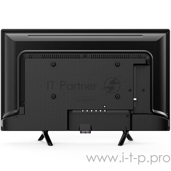 BQ 24S01B Black {23,6, 59,94 см, 1366х768, 170 cd/m2, 3000:1, DVB-C/T/T2/S2, 2 HDMI, 2 USB, звук 2x2 Вт, Smart TV}