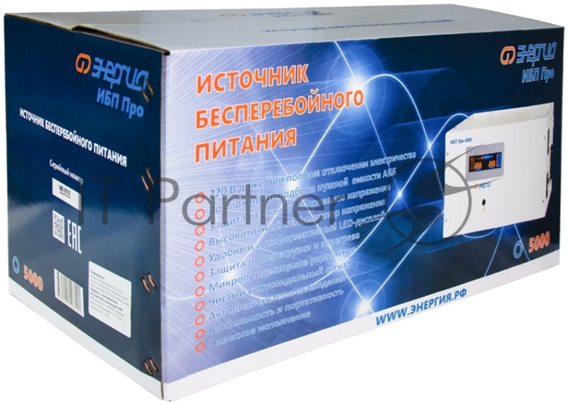 ИБП ЭНЕРГИЯ Pro-5000 24V выходное напряжение 220В ±5%