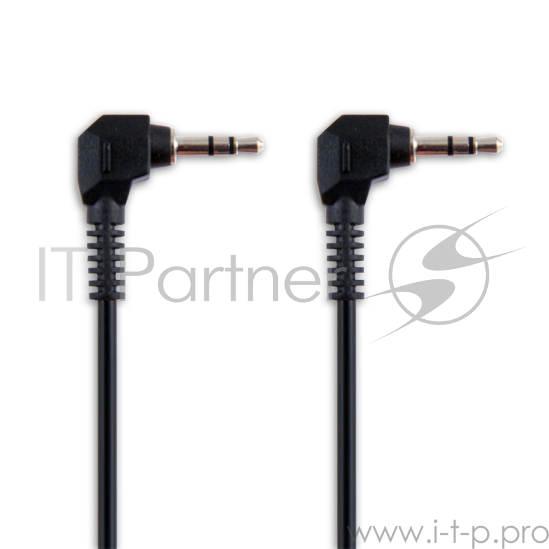 Кабель Jack 3.5 mm г-образная вилка <--> Jack 3.5 mm г-образная вилка, аудио, 0.75 м, черный, Belsis SP3030