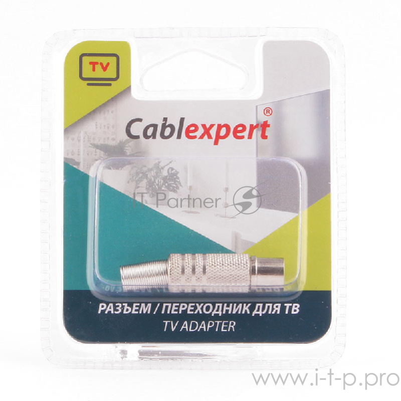 Разьем Cablexpert TVPL-01, TV (папа), блистер