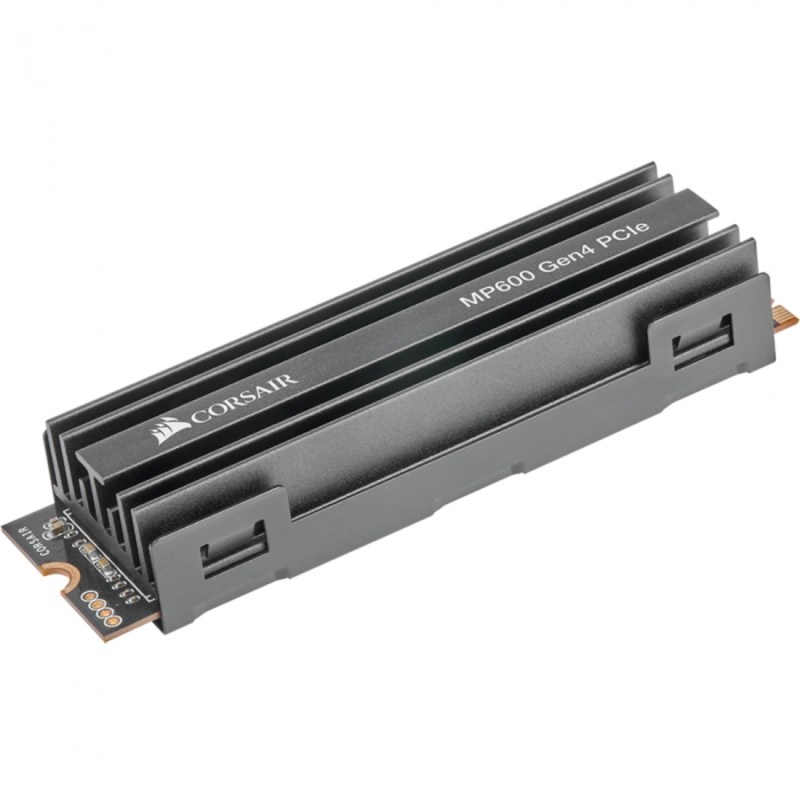 M.2 2280 2TB Corsair MP600 Client SSD CSSD-F2000GBMP600 PCIe Gen4x4 with NVMe, 4950/4250, IOPS 680/600K, MTBF 1.7M, 3D TLC, 3600TBW, Heatsink, RTL
