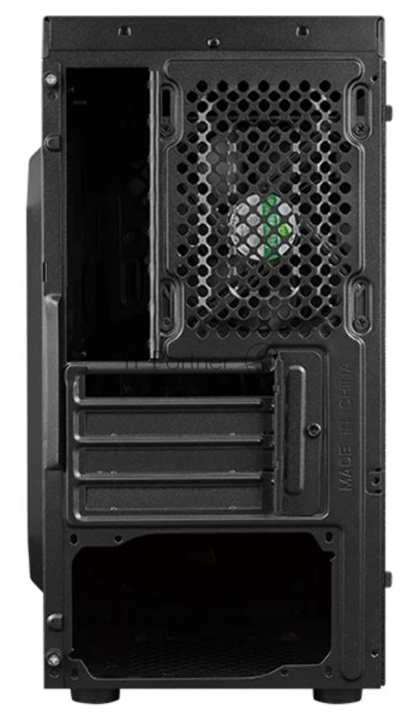 Корпус Aerocool Bolt Tempered Glass без БП, mATX, боковое окно, черный