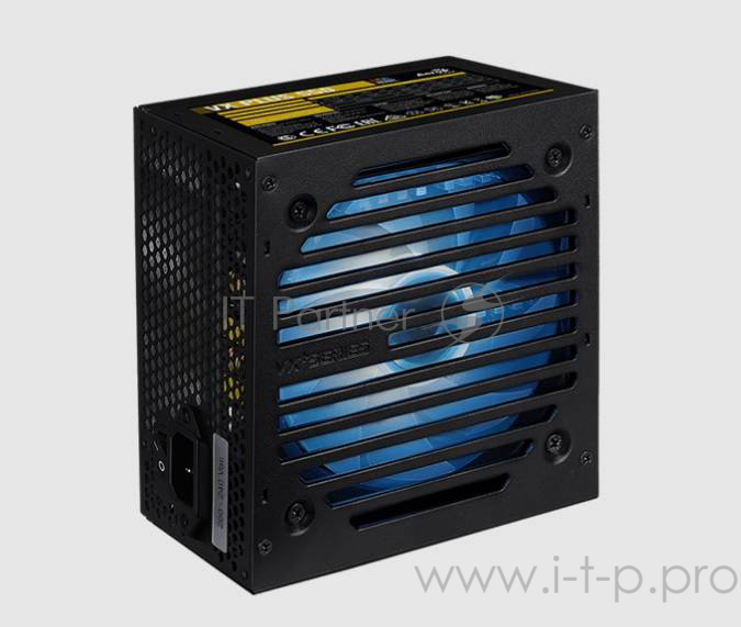 Блок питания Aerocool VX-550 RGB PLUS (ATX 2.3, 550W, 120mm fan, RGB-подсветка вентилятора) Box
