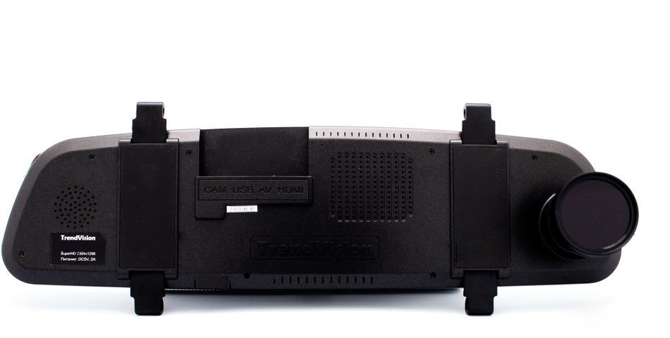 Видеорегистратор TrendVision MR-715GP черный 1296x2304 1296p 160гр. GPS Ambarella A7LA50