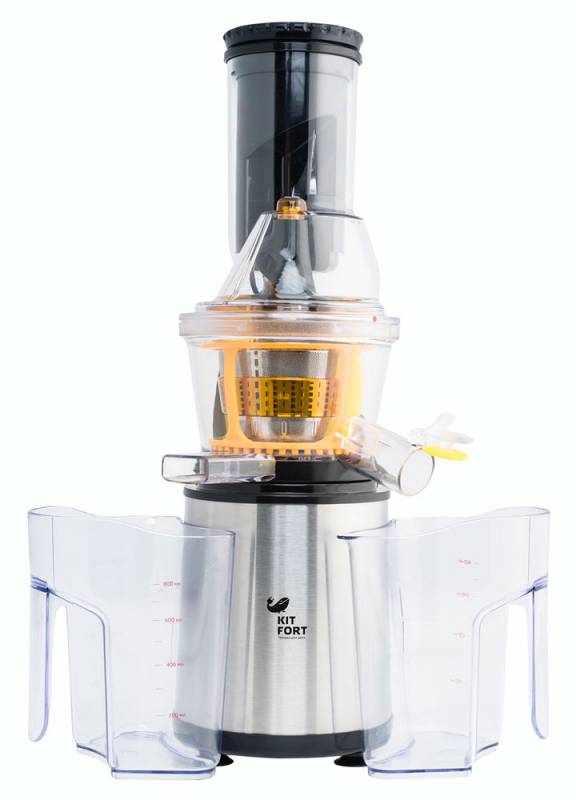Соковыжималка шнековая Kitfort КТ-1102-3 150Вт серебристый