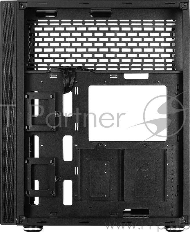 Корпус Aerocool Tor Pro без БП, ATX, боковое окно, закаленное стекло, пульт ДУ, контроллер вентиляторов, черный